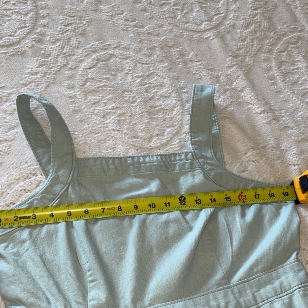 Universal Thread Women’s 100% Cotton Light Green Sleeveless Dress EUC 14 - Picture 4 of 11
